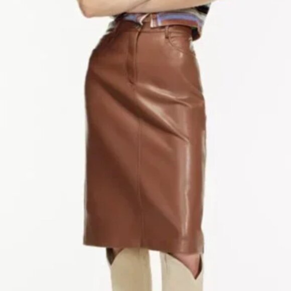 Wilfred Pleather Midi Skirt - Picture 5 of 5